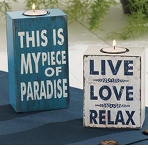 Tea light candle holders